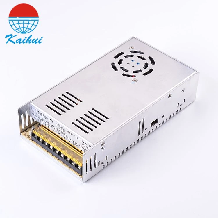 48V power supply with battery charger
